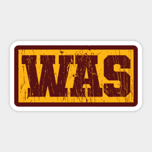 WAS / Commanders Sticker